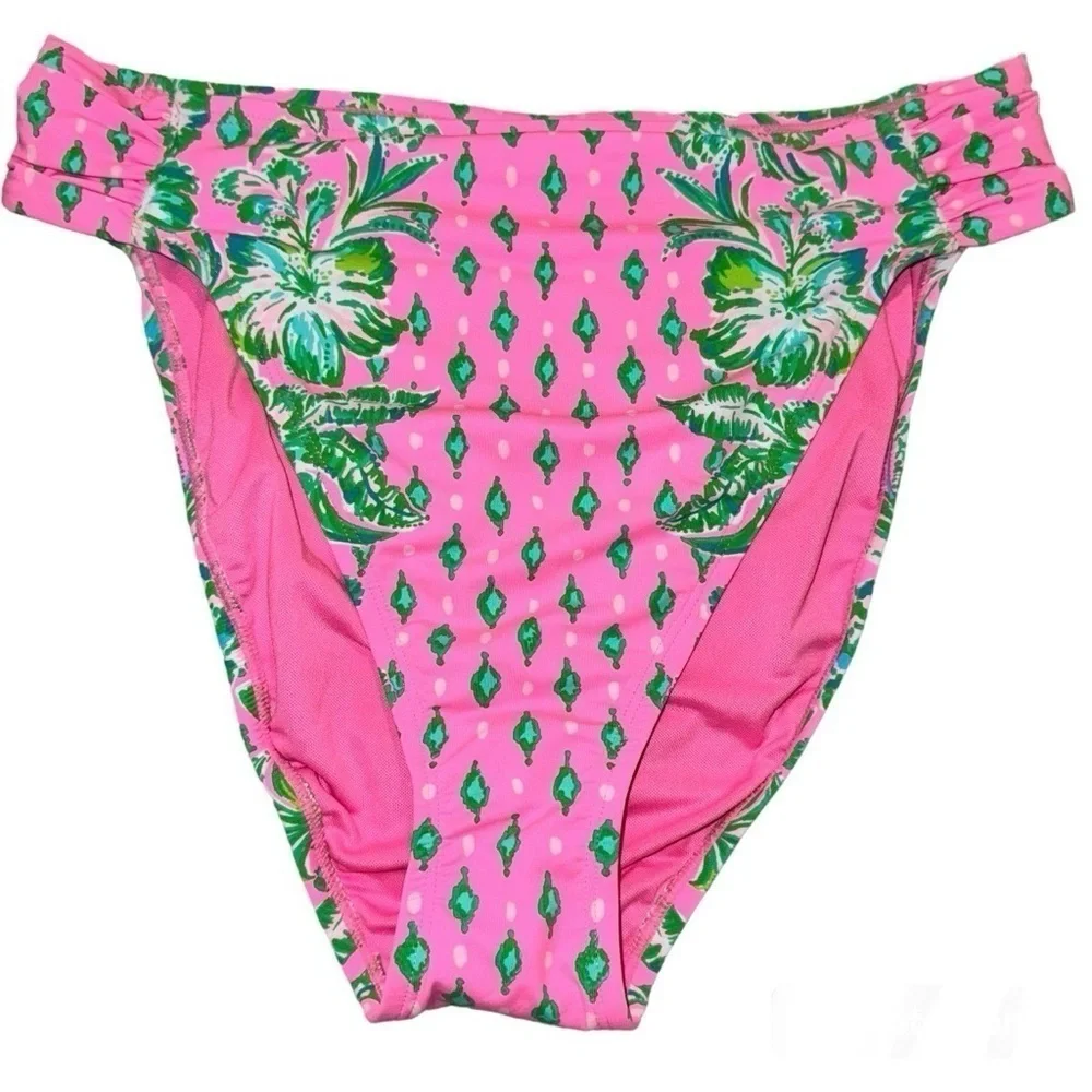 Lilly Pulitzer High School Waisted Bottom NEW Size 10 Color Pink‎ Shandy